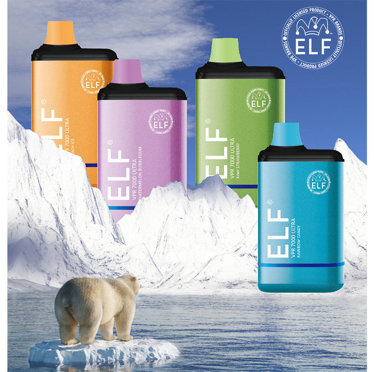 Elf Bar Vpr 7000 Disposable Vape ELF Vape VPR 7000 Ultra Disposables ELF BAR  EBDESIGN Flavors