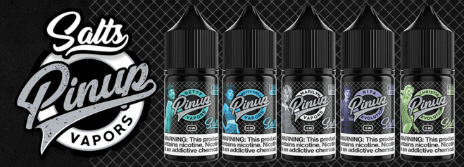Pinup Vapors Nicotine Salt E-Liquid 30ML  mk57 vape
