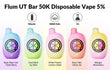 FLUM UT BAR 50K DISPOSABLE VAPE 5%