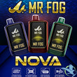 Mr Fog Nova 36K Puffs 20ML Disposable Device With Sleek UI Animation & Large Screen Technology -