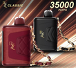 RYL Classic 35K Puffs 16.5ML Disposable Device With Leather Grip & HD Screen Powered By Raz