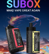 KangerTech SUBOX 50K Puffs 40ML Disposable Device With Adjustable Airflow & Digital Screen