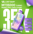 LOST MARY MT35000 Turbo 18ML 35K Puffs Disposable Device With Dual Mode & Digital Screen
