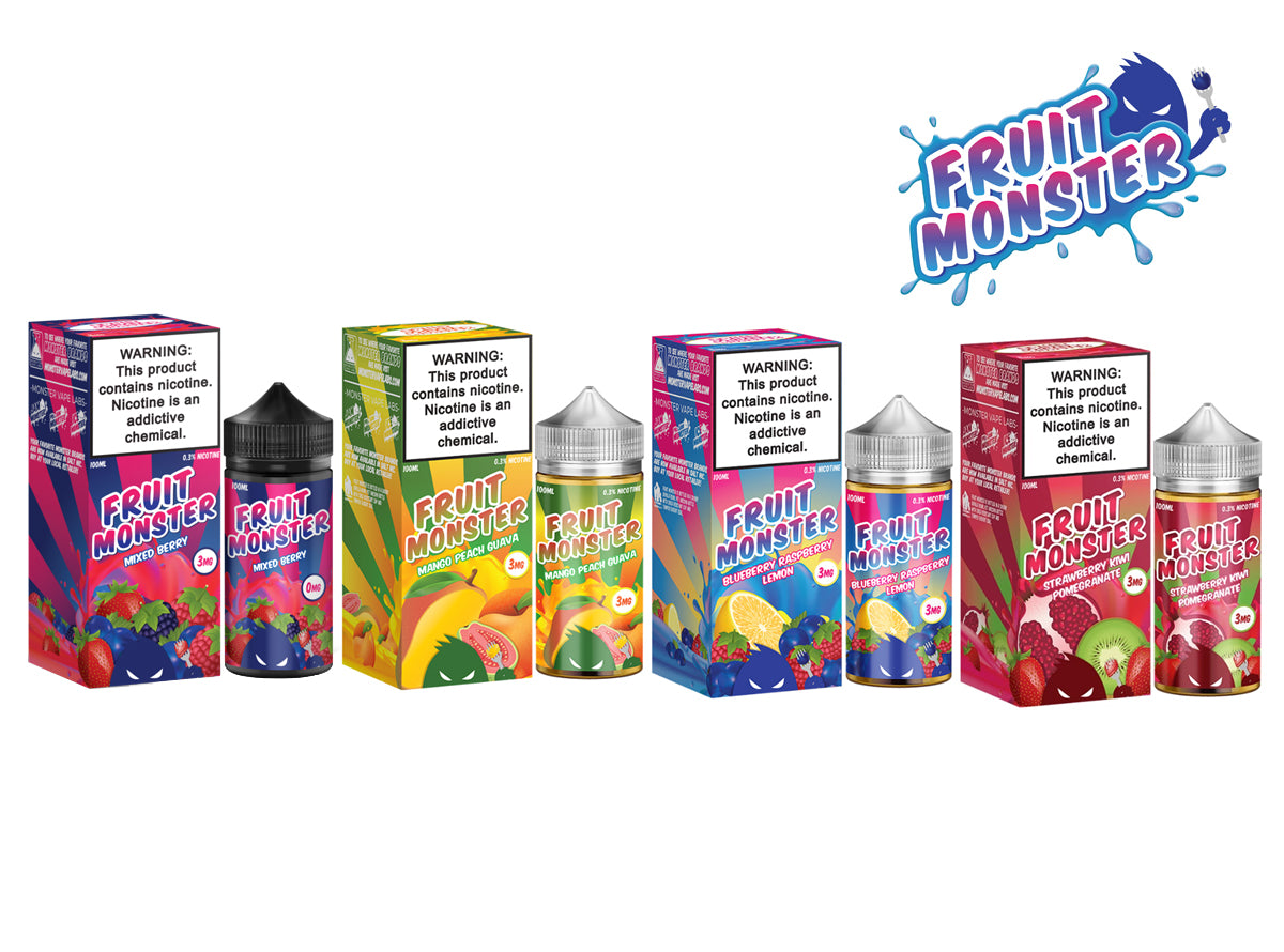 fruit monster e vape juice E-Liquid 100ML – mk57 Color:Black Beige AirFuze SMART 30000 | RAZ Vue Pod