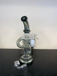 On Point Glass - 9.5" Showerhead Dual Arm Recycler Water Pipe - with 14M Bowl & 4mm Banger